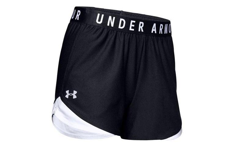 Under Armour Play Up Casual Shorts Women s Black Thin 1344552-002 L