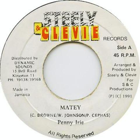 

7inch Record PENNY IRIE - Matie Steely & Clevie 1991 Jamaica Reggae, Ska & Dub