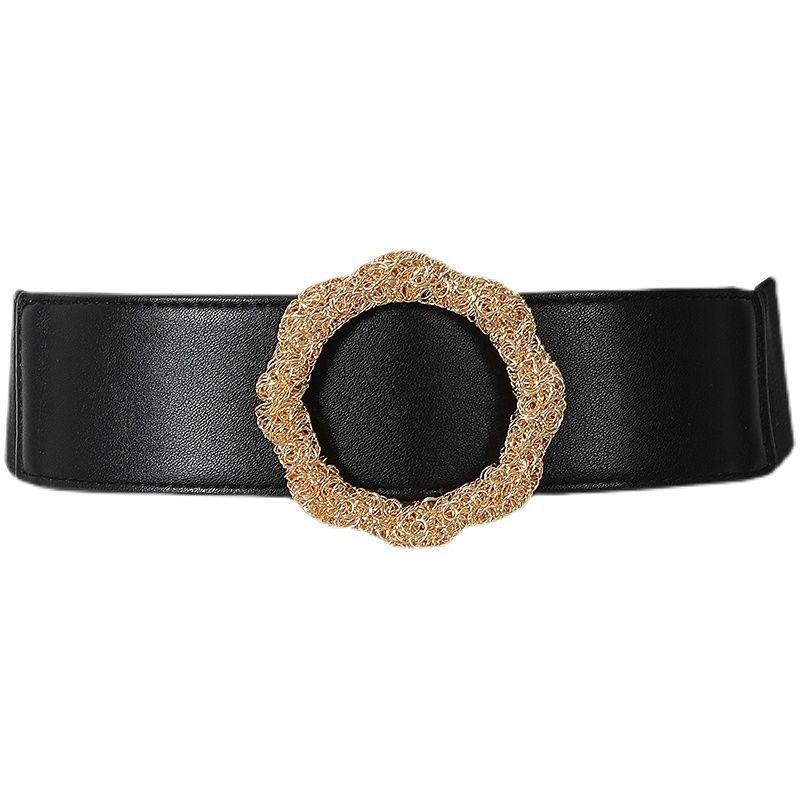 Retro Stylish Waist Belt For Women In Brown Black And Beige Elegant Dress Enhancer