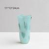 Elegant Gradient Glass Vase Luxury Home Decor for Living Room Tabletop Flower Arrangement