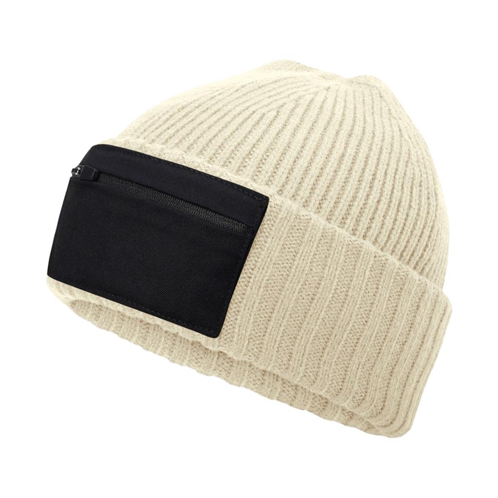 Beechfield Zip Patch Mütze