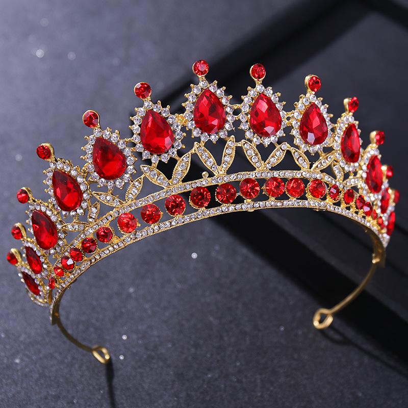 European & American Bridal Crown Headdress - Princess Style Evening Gown Hair Accessories