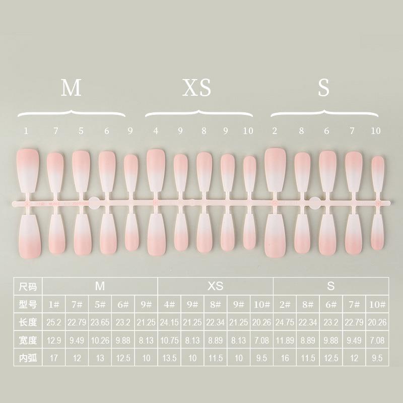 

Градиент Halo Color Длинные накладные ногти Розовый Простые модные женские и девушки Накладные ногти Красота Инструменты для трендовых женских красивых накладных ногтей