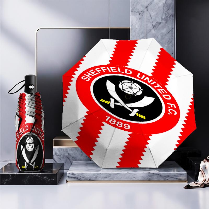 She-ffield Fc Crest Umbrella 8-Frame for Travel, Camping, Casual Lightweight Portable Umbrella, Essential for Every Family Holidays Gift