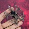 Sugilite pendant copper wire wrapped pendant handmade real gemstone pendant copper jewelry butterfly pendant gifts for her wire wrap jewelry