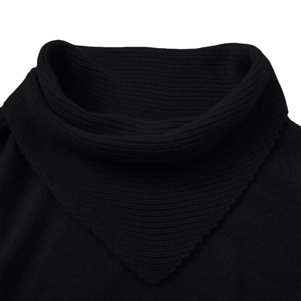 Women's Fashionable Color Round Neck Long Sleeved Pullover Knitted Sweater Top