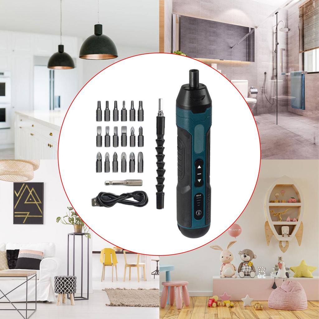 Power Screwdriver Rechargeable with USB Cable Precision Cordless Screwdriver