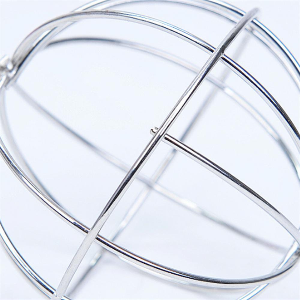 Stainless Steel Round Sphere Hay Feeder Dispense Exercise Hanging Straw Ball for Guinea Pig Hamster Rat Rabbits Pet Supplies