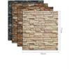 3D Wall Sticker Waterproof Peel and Stick Self Adhesive Wallpaper Wall Tile for Home Decoration