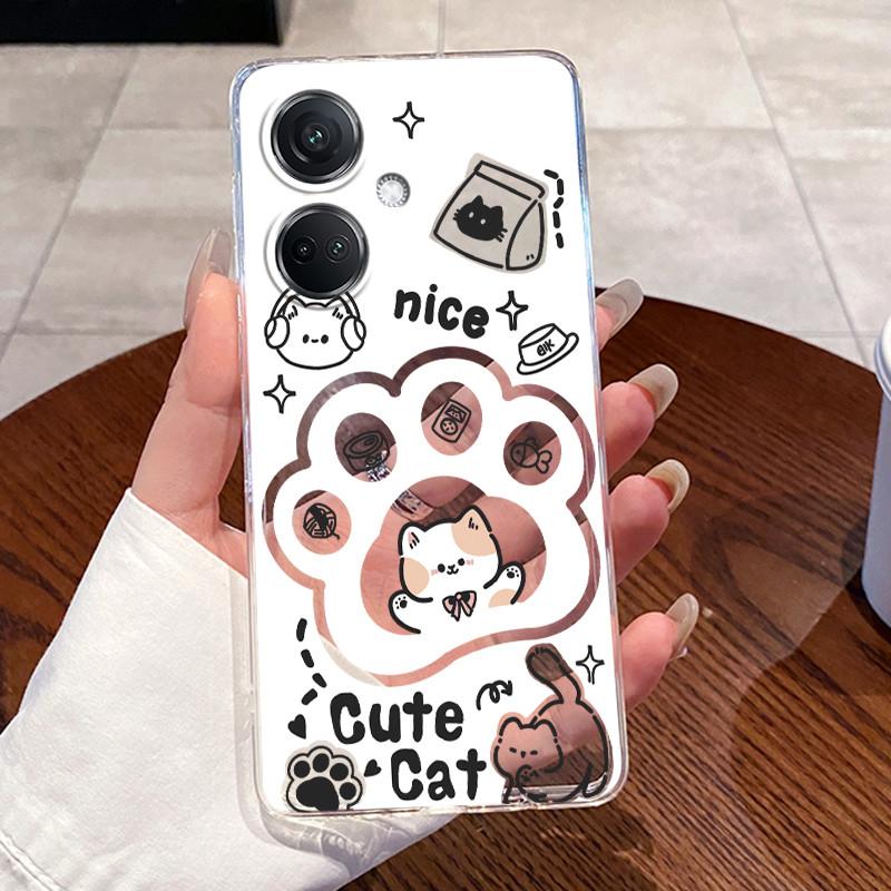 For OnePlus Nord CE3 CE2 Lite Capa Clear Silicone Soft TPU Back Cover Cases For One Plus Nord CE 2 3 Lite Rabbit Cat Phone Case