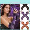 Halloween Spider Web Gloves Cosplay Costume Accessory For Party And Themed Events