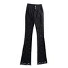 Women's High-Waisted Lace Wide-Leg Pants - Summer Bell Bottom Style