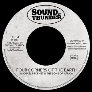 

7inch Record MICHAEL PROPHET , MR HAZE & THE S.O - Four Corners Of The Earth SOT001 Sound Of Thunde 2015 UK Reggae, Ska & Dub Used