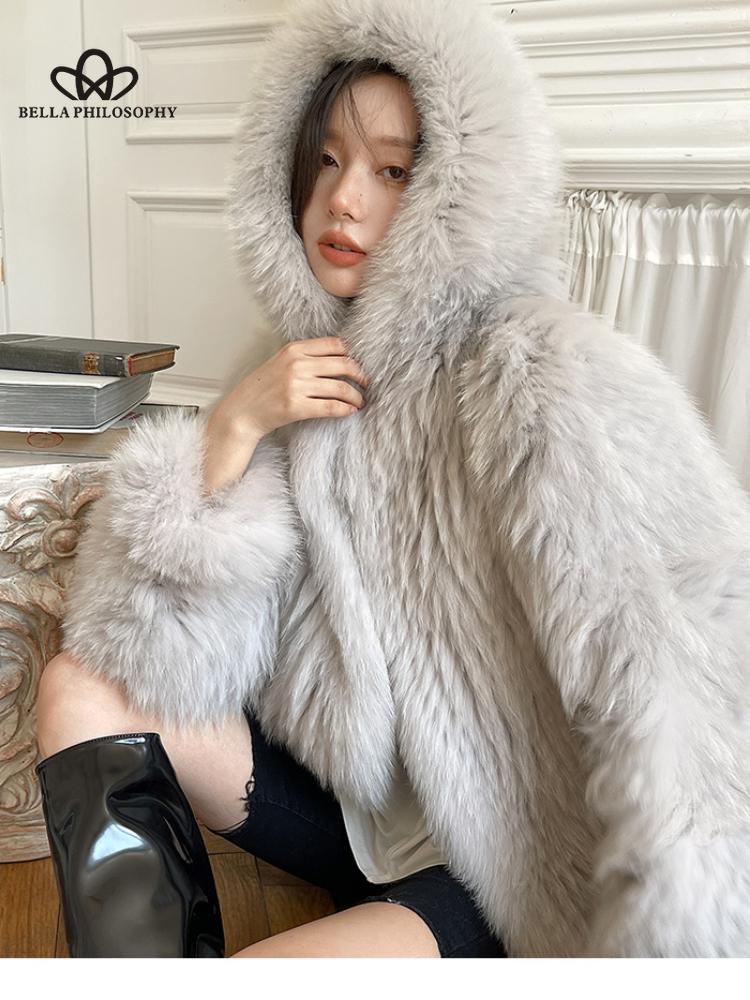 Kvinne Vinter Langermede Klær Mote Fuskepelsjakke Elegant Tykk Varm Fuskepelsjakker for kvinner