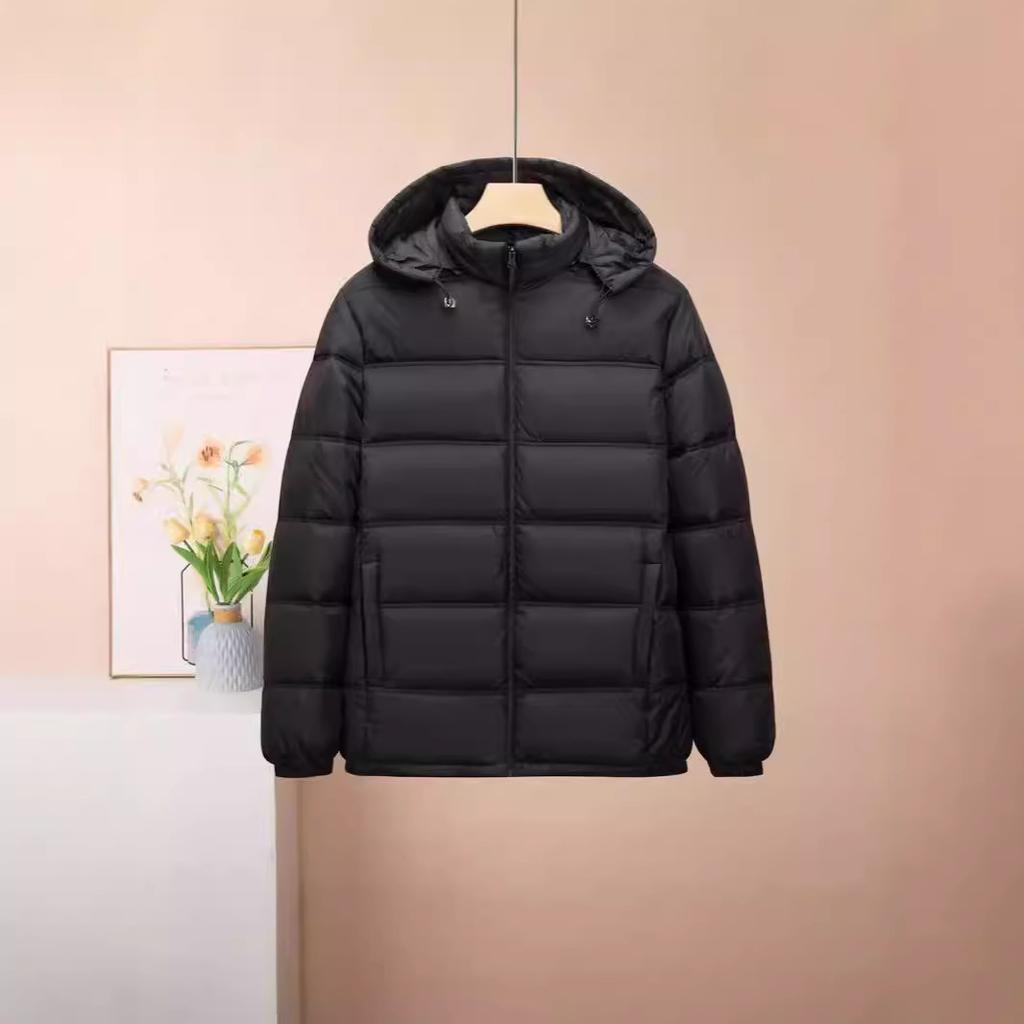 Winter, Men's Cotton Coat, Thick, Hooded Cotton Jacket, Detachable, Hat, Cotton Jacket, Short for Middle-aged and Young People, Cotton Jacket