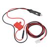 12V DC Power Cord Cable Cigarette Lighter Plug with Double fuse for Mobile Radio