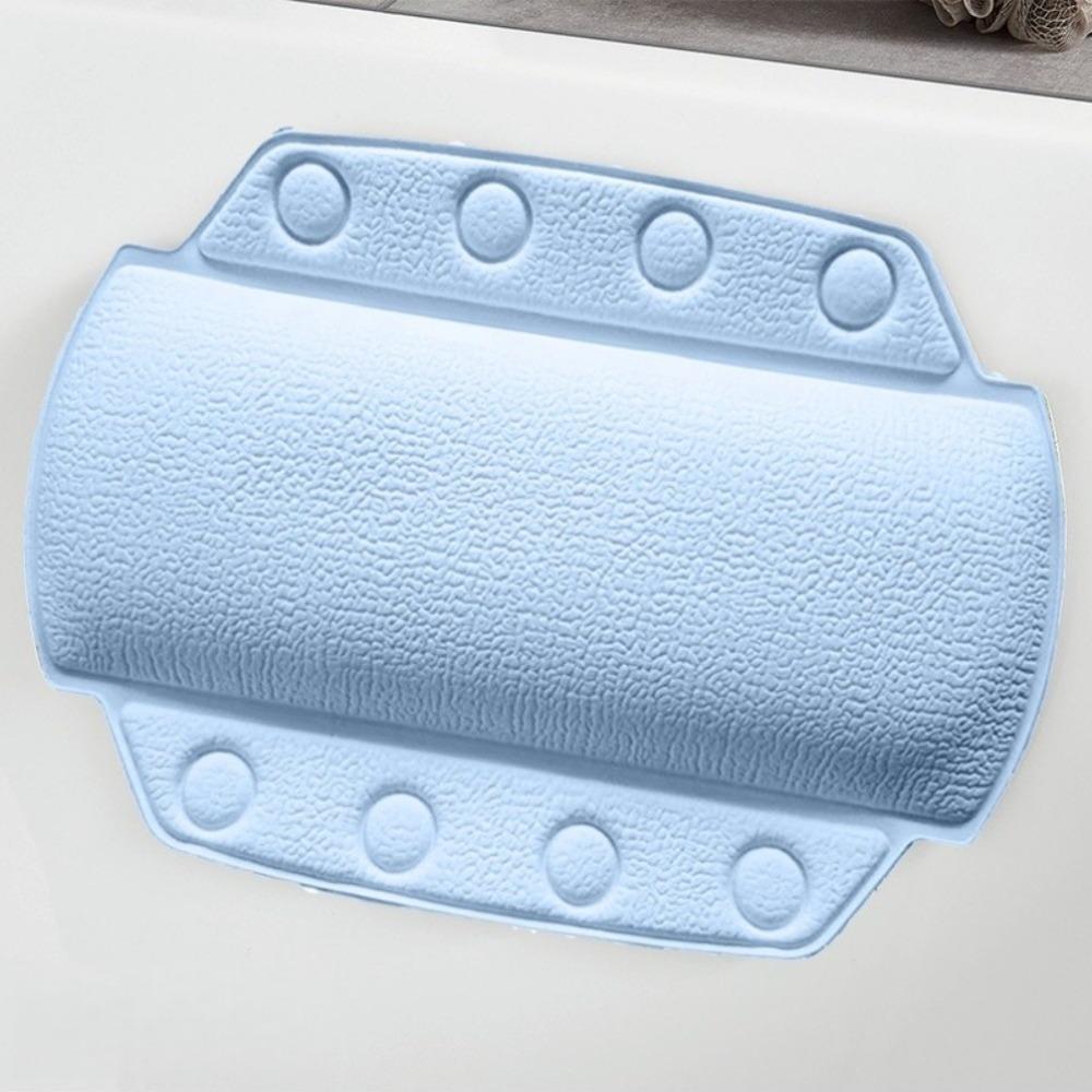 Neues PVC Nacken-Badewannen-Kissen Weich mit Saugnapf SPA Badekissen 22x33cm Nackenstütze Bad Kopfstütze für die Badezeit