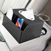 Auto-Armlehnen-Organizer, Auto-Armlehnen-Taschentuchhalter, Auto-Konsolen-Armlehnen-Organizer, Sitzzubehör für die meisten Fahrzeuge und LKWs