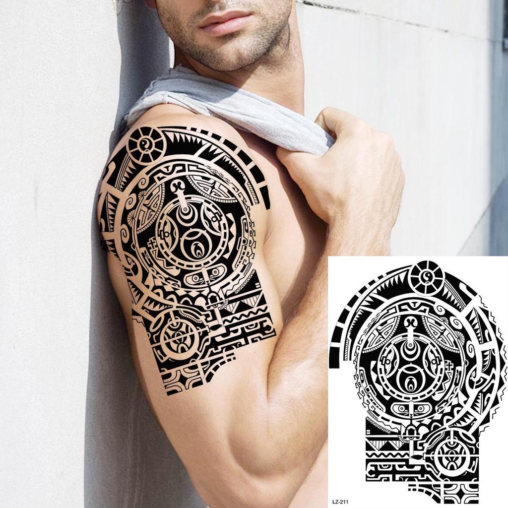 Realistic Long-lasting Animal Head Temporary Tattoo Stickers