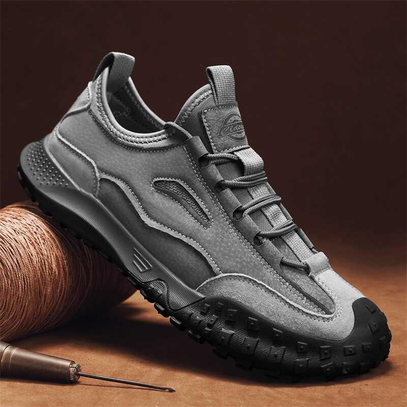 Herbst 2024 Herren Rutschfeste Sportliche Freizeitschuhe für Arbeit, Outdoor, Klettern und Arbeitsschutz.