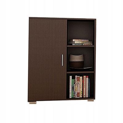 Standing Cabinet Chest of Drawers 6 Shelves WENGE 80