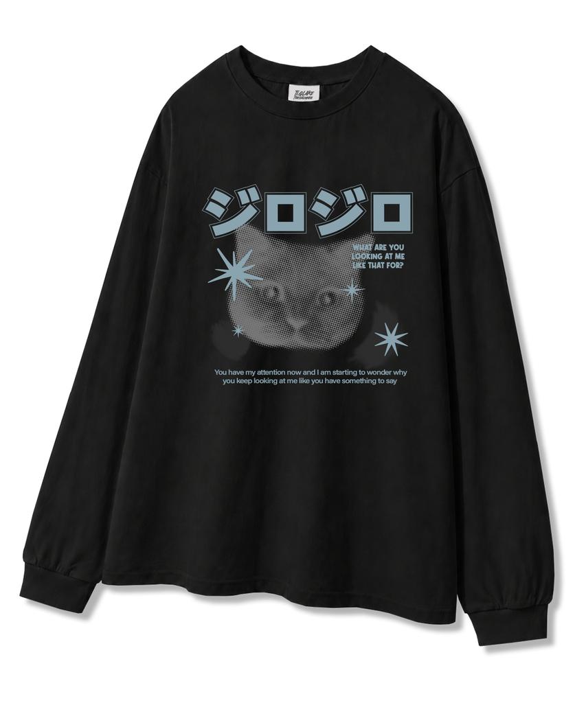 TI.GLAKE Whatwalyou Oversized Long Sleeve T-Shirt 3 Colors [Ribbed Cuffs Additional Option]