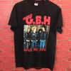 Camiseta Charged Gbh Band Vintage Retro Dame Fuego Regalo Para Fan de Rock Te1110 Ropa de Diseñador Vintage Ligeramente