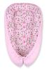 Baby Cocoon, Double-sided, Playpen, Swaddle, Premium BOBONO - Pink Butterflies/pink