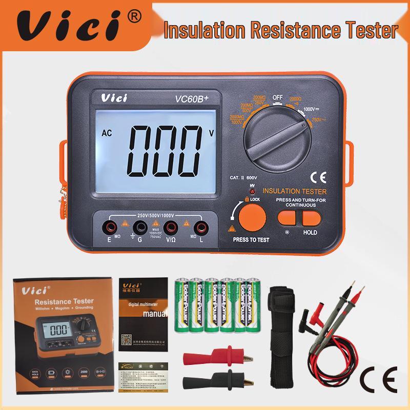 

Vichy VC60B+ Мегомметр: Автоматичне обнулення, антимагнітний, ручний мегомметр.