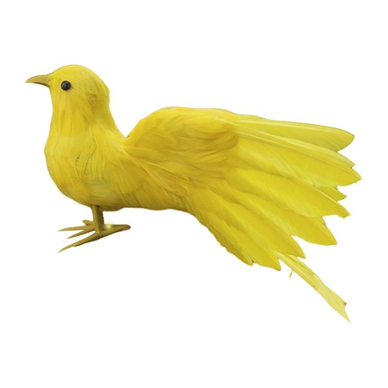Artificial Feathered Birds for Home Yard and Lawn Decoration Bird Figurine Perfect for Theme Parties and Event