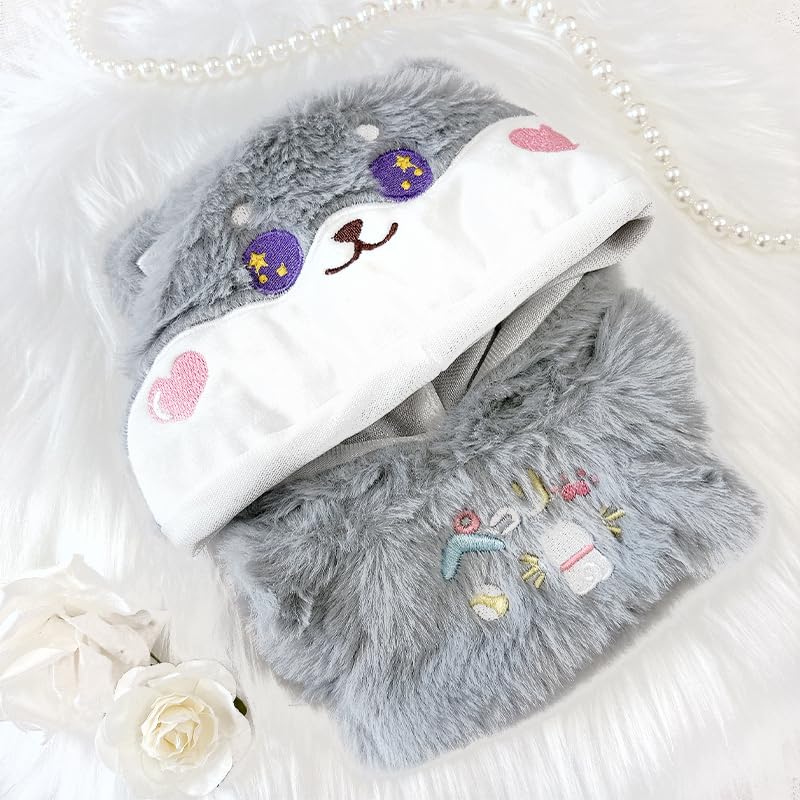 Fluffy Animal Kigurumi [for 20cm] Gray g.triger G-Trigger Oshi-Nui (Snuggle) [Product]