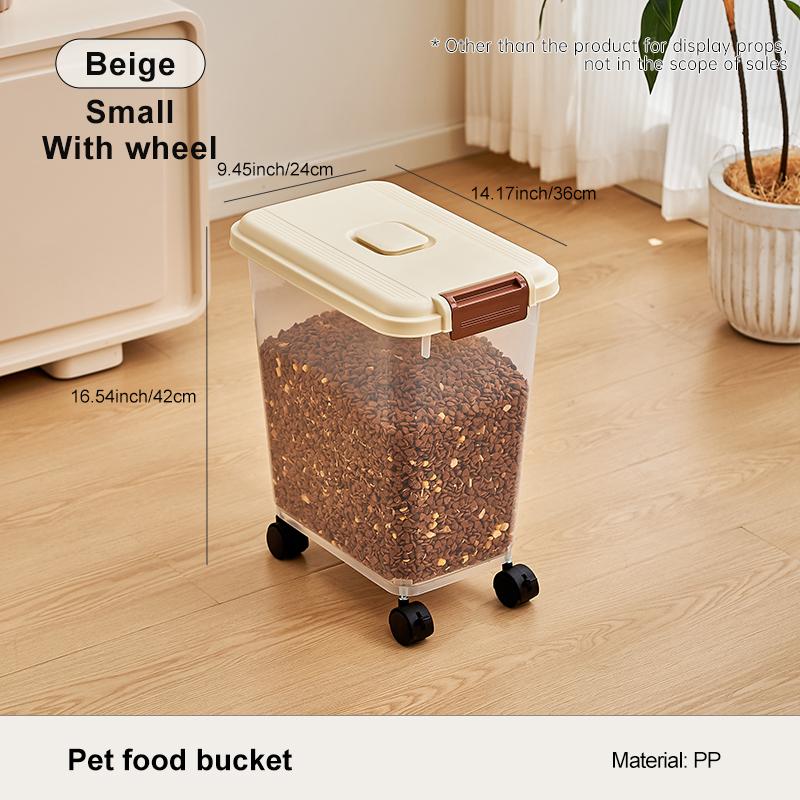 UFORU Household dog food storage tank Sealed pest and moisture proof food grade dog food storage tank