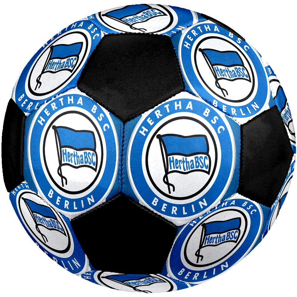SIZE 5 Hertha BSC Soccer Ball Colorful All Ages Machine Stitched PVC Competition Ready Durable High-Bounce