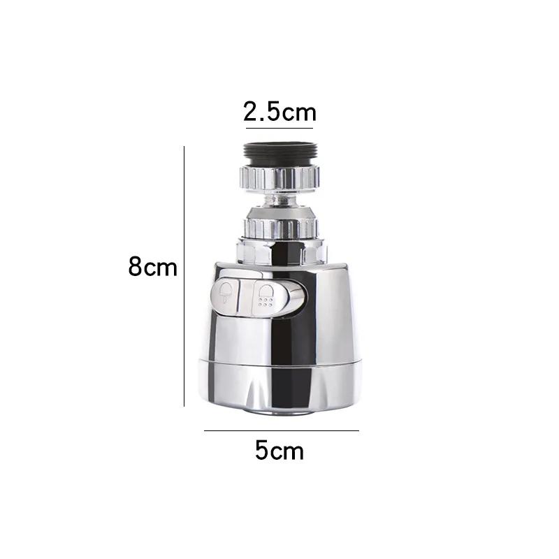 Nastavitelná prodlužovací trubice k baterii s úspornou sprchovou hlavicí s dvojím režimem a 360° rotací pro kuchyňský a koupelnový dřez