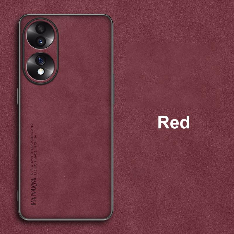 

Luxury PU Leather Case For Honor 90 70 50 Back Cover Matte Full Protection TPU Silicone Phone Case For Honor50 Honor70 Honor90 For Honor 50 красный
