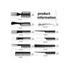 New Barber Hairdressing Combs Multifunction Hair Detangler Comb Anti-static Haircare Hairstyling Tool Set Stylist Accessories