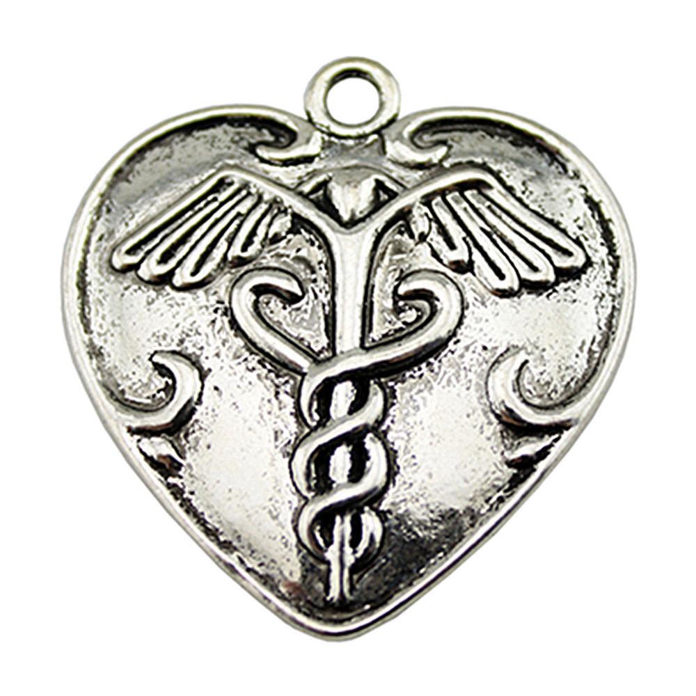 Cobra Snake Charms Antique Bronze Silver Pendants For DIY Bracelet Necklace Jewelry