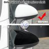 Rearview Mirror Cover Carbon Fiber / Black For Porsche Cayenne 2011-2014 Mirror Cap Shell Lid