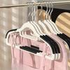 10Pcs Heavy Duty Plastic Hangers, Clothes Hangers with Non-Slip Pads, Great for Shirts, Pants, Scarves, Strong Enough for Coat