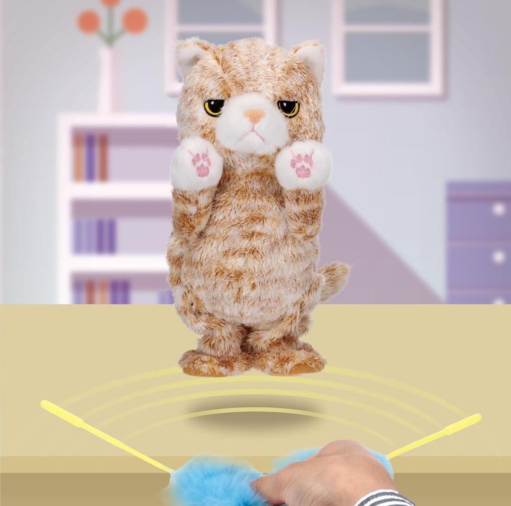 Iwaya Springende Katze Spielzeug, ST-Zeichen zertifiziert, Ab 3 Jahren, 3280-1