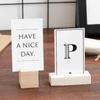 Events Table Number Rustic Sign Elegant Decoration Note Holder Display Stand Place Card Holder