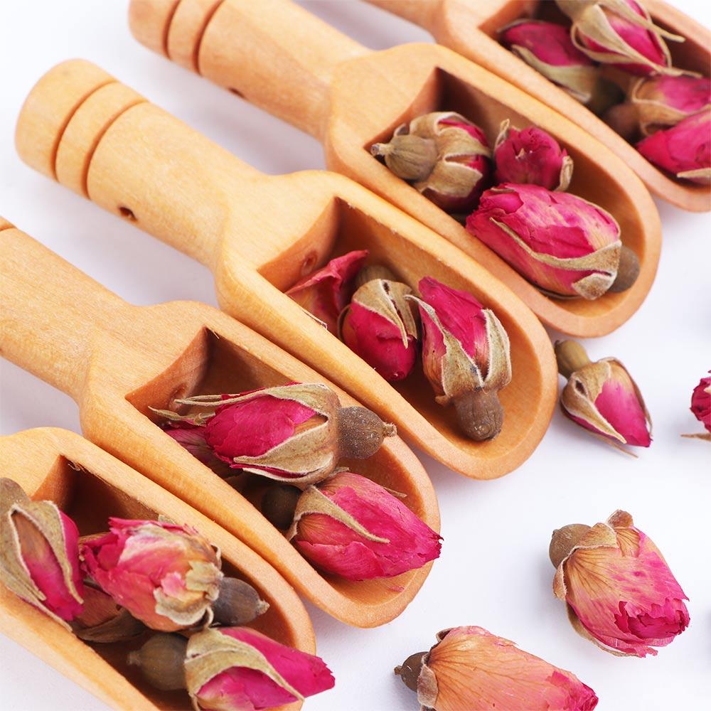 Flour Wooden Wood Kitchen Utensils Bath Salt Spoon Sugar Tea Spoon Wooden Spoon Coffee Tea Scoops