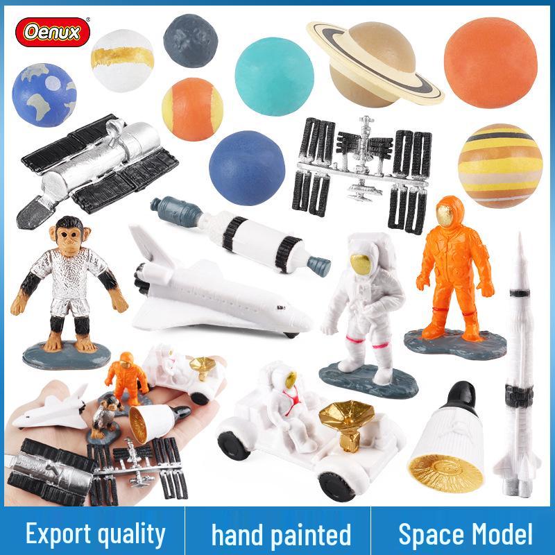 Astronaut Apollo Space Model Set: Simulation Planet, Rocket, Satellite, Telescope Teaching Aids