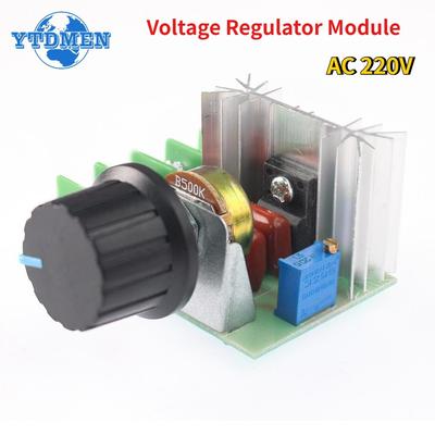 Regulador de Tensão 2000 Watt AC 50V-220V Dimmer Controlador de Velocidade do Motor Termostato Módulo Regulador de Tensão Eletrônico de Alta Potência