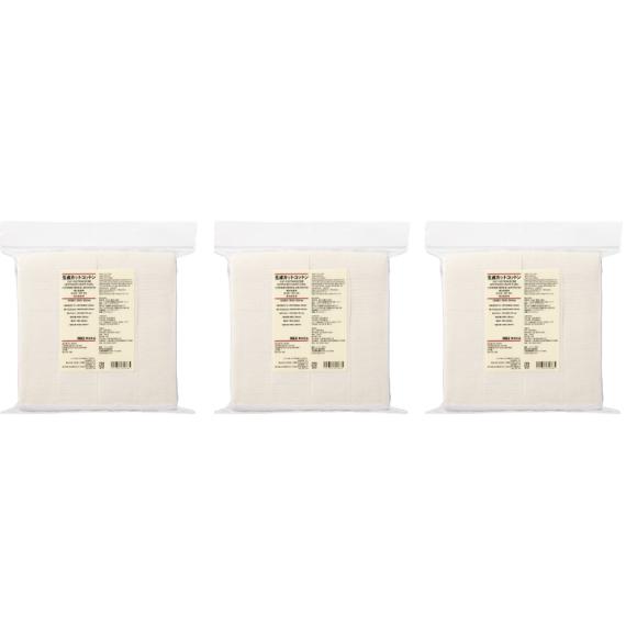 

MUJI Косметика для лица Мягкий отрез хлопка Неотбеленный 60x50 мм 180 шт. (3 варианта) 3PCS