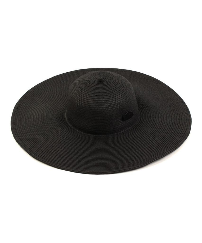 Yunibeosyeolkemiseuteuli Long Black Wire Cloche Hat Bk Summer Fedora