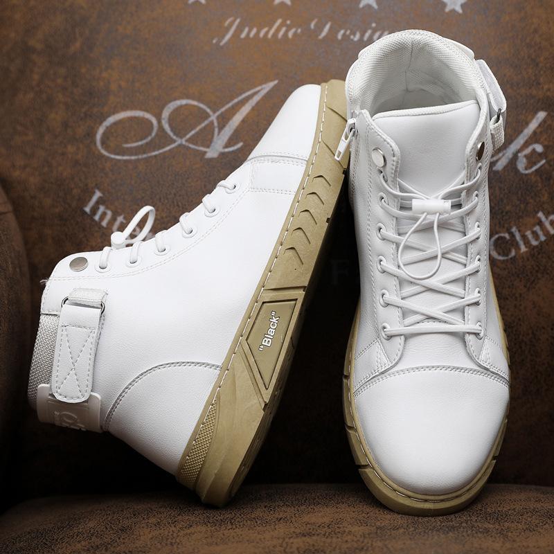 Модные мужские ботильоны Осень Новые Модные ботильоны в британском стиле Ретро кожаные — фото 4