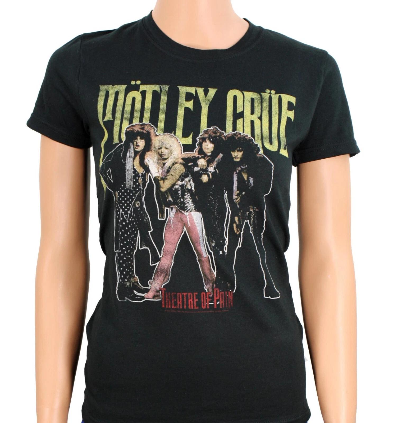 MOTLEY CRUE cd lgo THEATRE OF PAIN VINTAGE Официальная БЭЙБИДОЛЛ РУБАШКА XL Новая крик 2XL