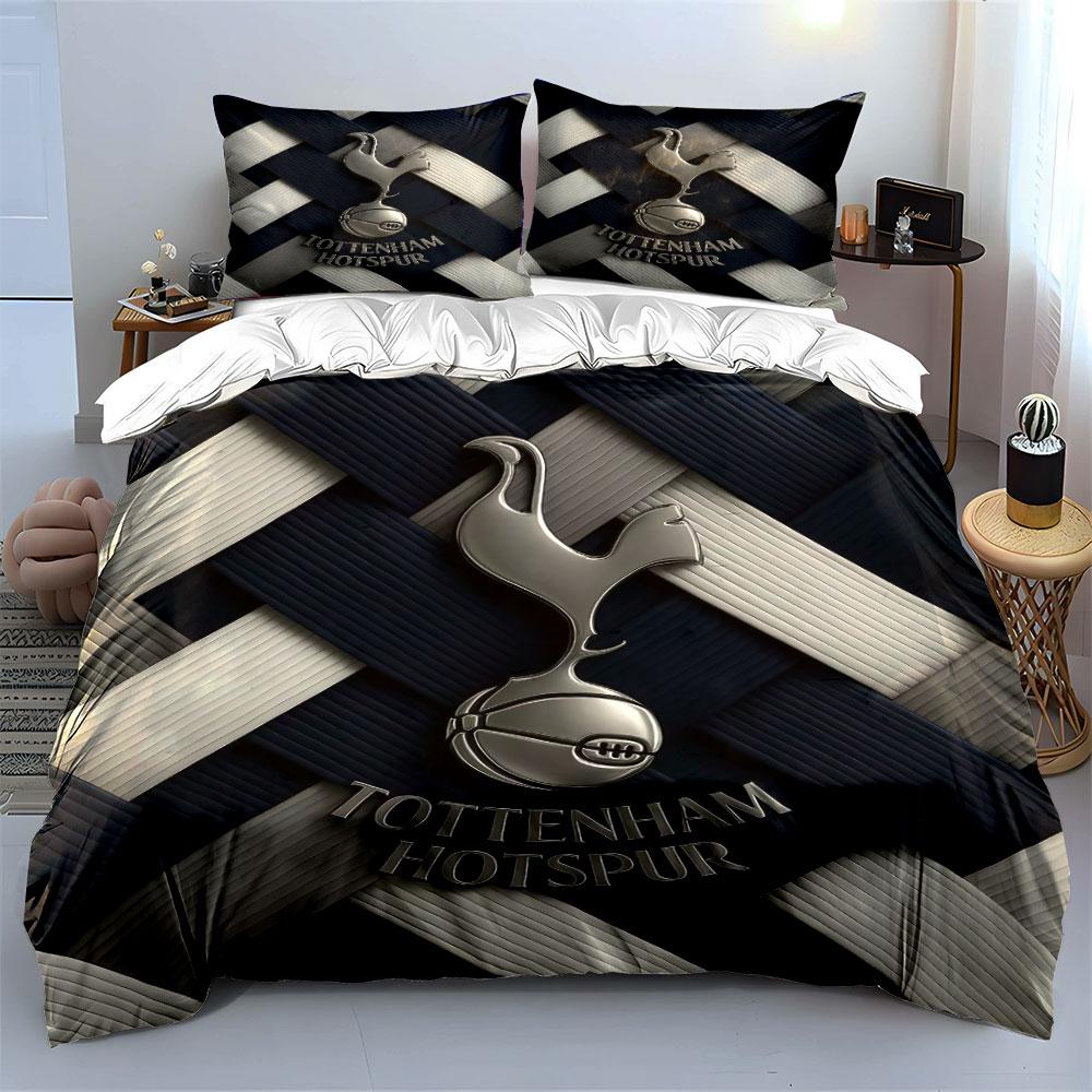 "Tottenham Hotspur Bedding Set" Bedding Duvet Cover Set Duvet Cover Pillowcases (1 * Duvet Cover 2 * Pillowcases, Without Duvet Insert)