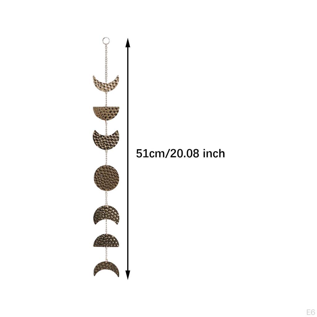 Moon Phase Wall Hanging Decor Decor,Headboard Decor,Hanging Ornament,Boho,Moon Cycle Banner for